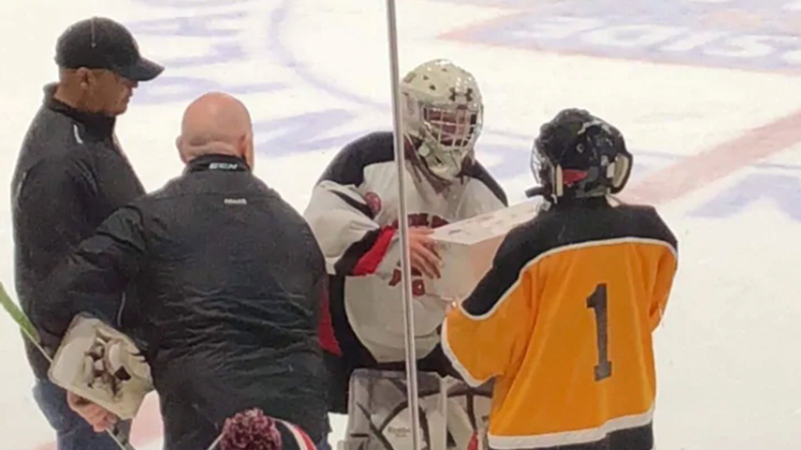 12-year-old goalie battling cancer gets special gift from opponents