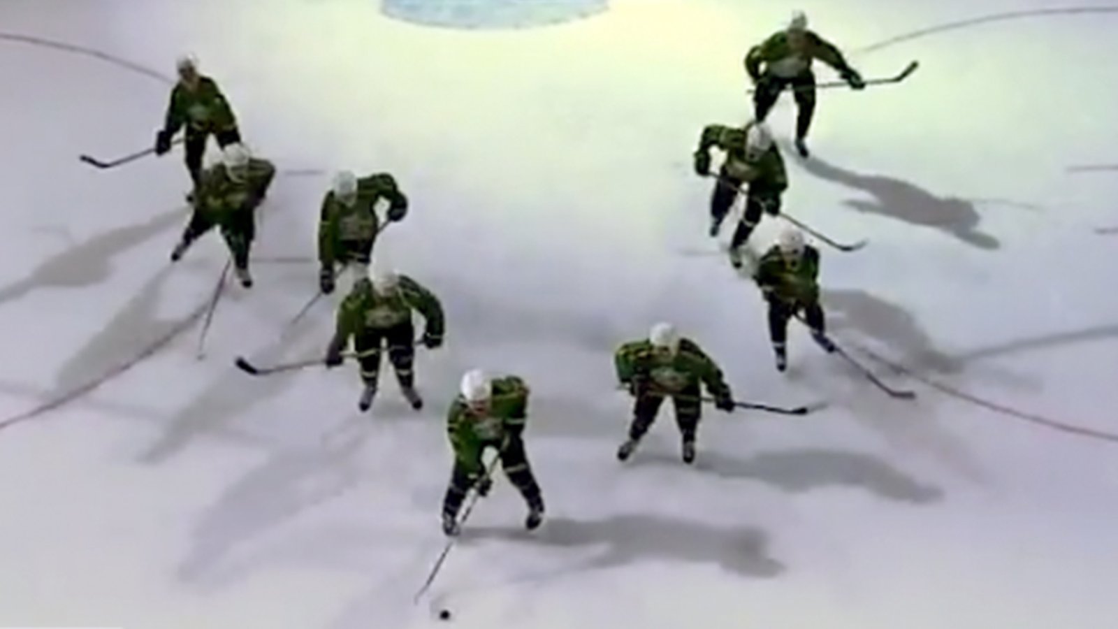 Mighty Ducks cast reunite and recreate “The Flying V” prior to Ducks/Canucks game