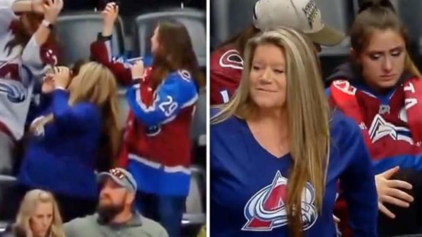 Surprising twist: the Avalanche fan is NOT the worst boyfriend in puck-catching incident! 