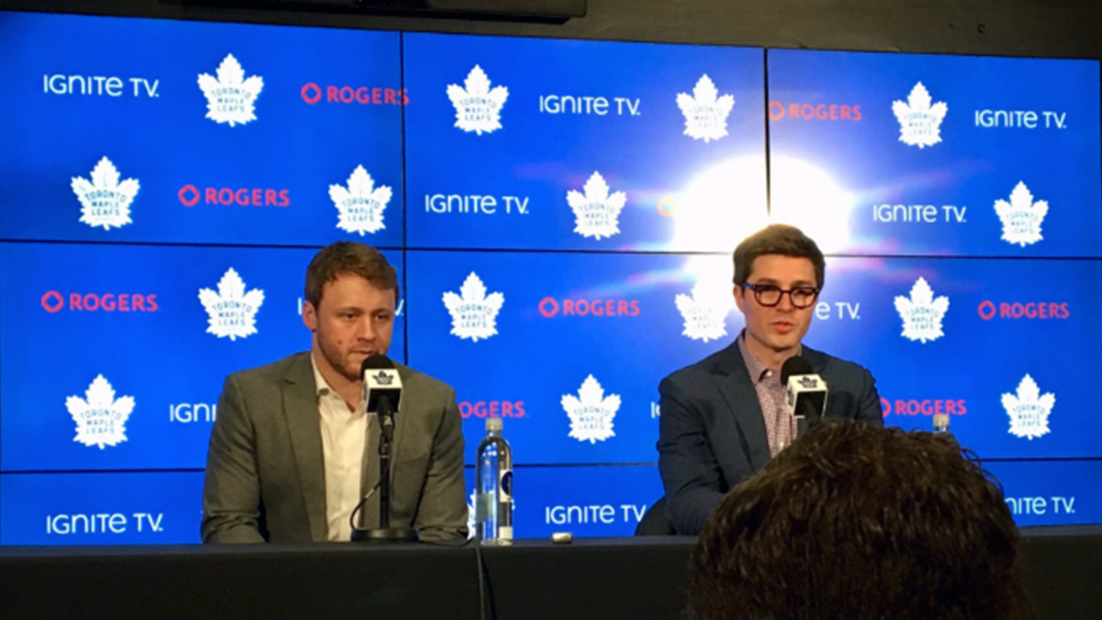 Leafs GM Kyle Dubas and Morgan Rielly meet with media to address homophobic allegations