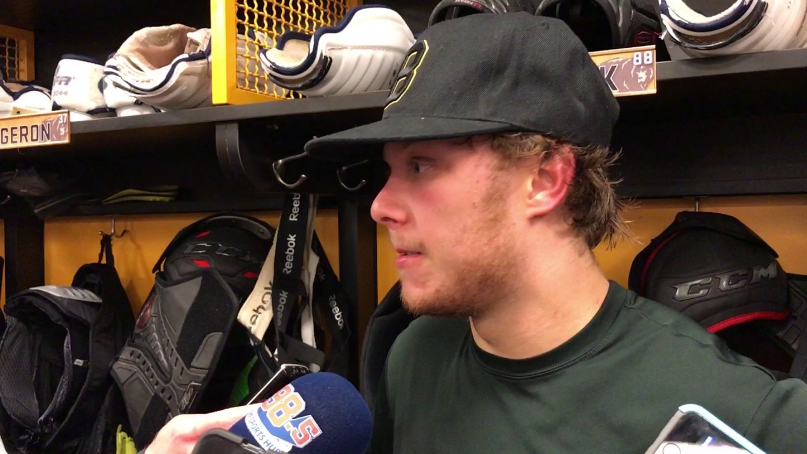 Pastrnak exposes details of his fall that some fans believe happened when he was drunk! 