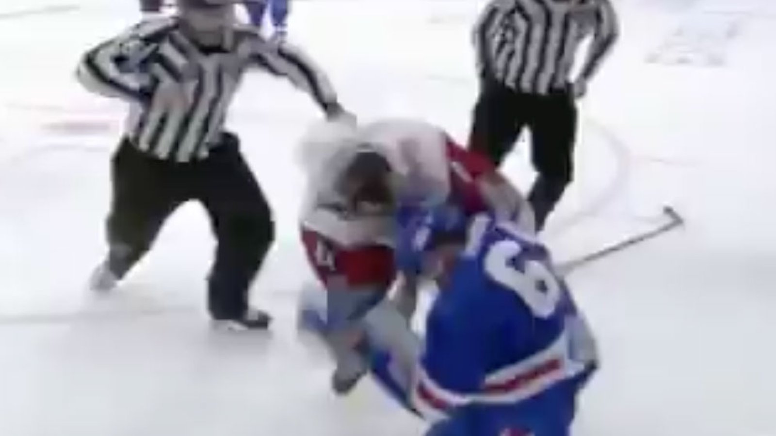 Nail Yakupov gets manhandled in epic KHL fight! 