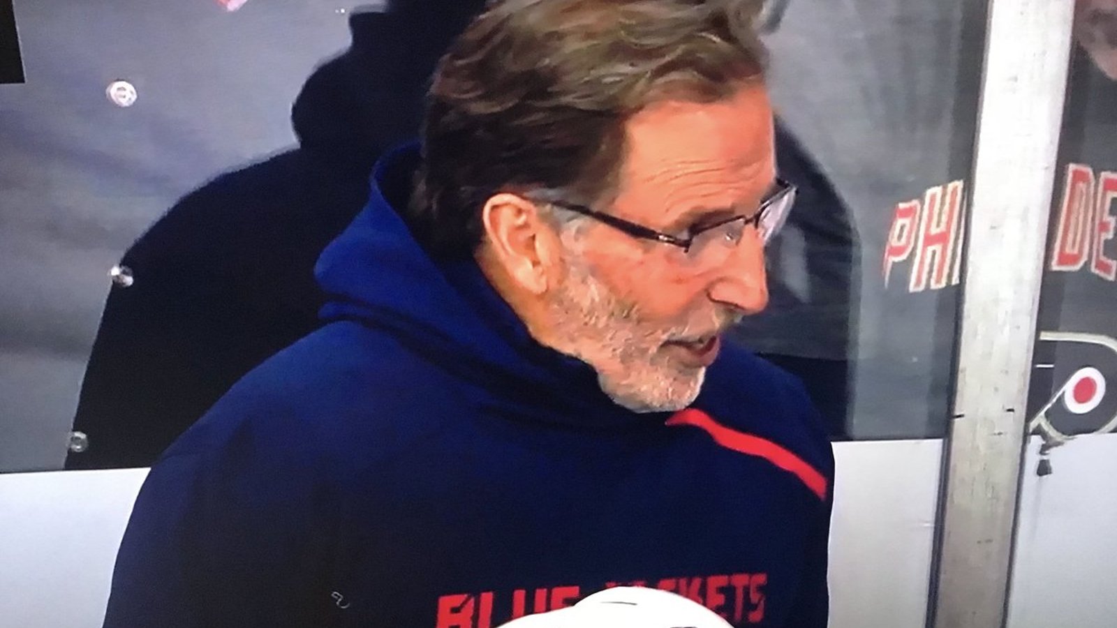 Virus forces coach Torts to make quick outfit change during the game 
