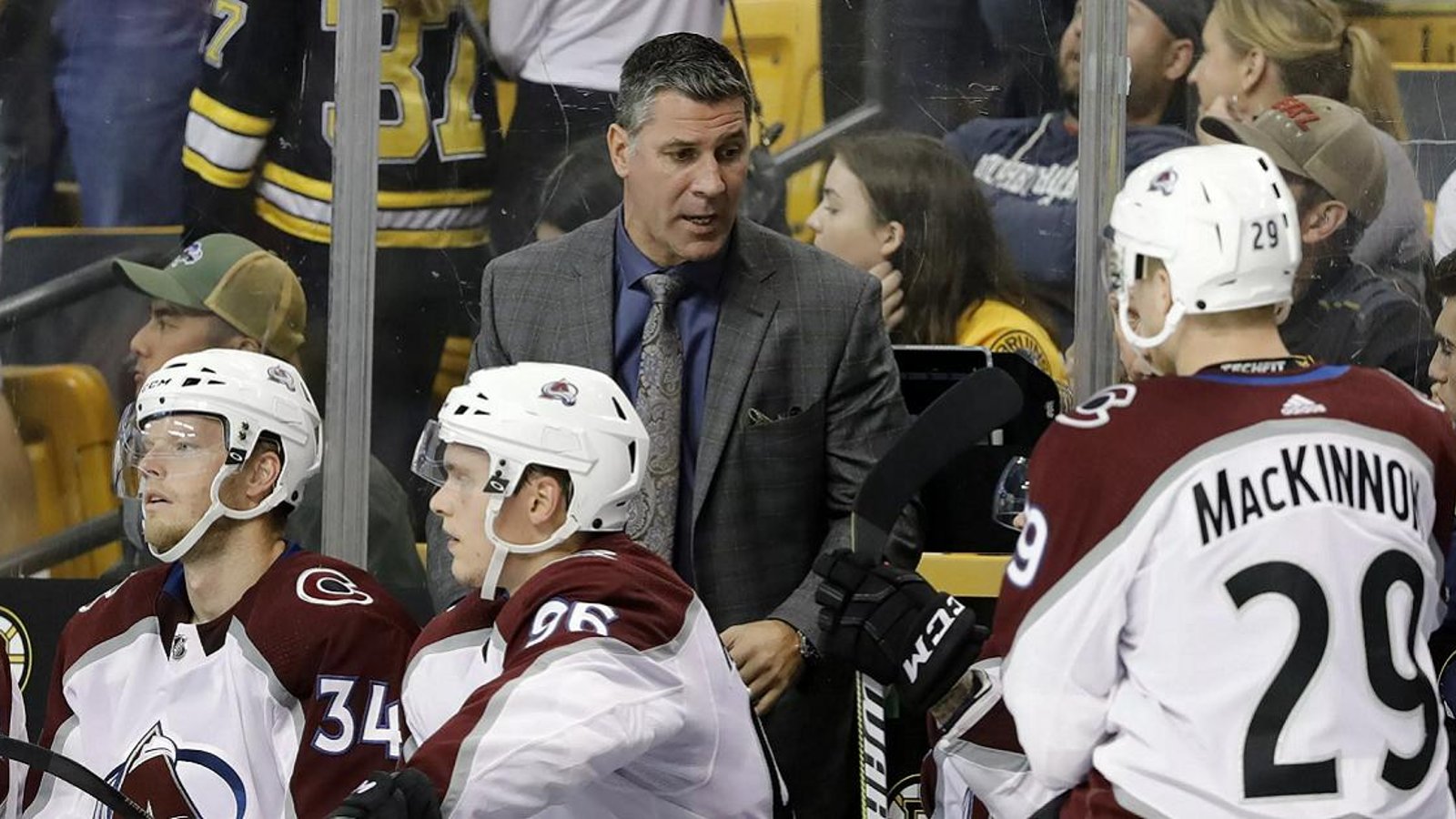 Nathan MacKinnon addresses blow up with his coach.