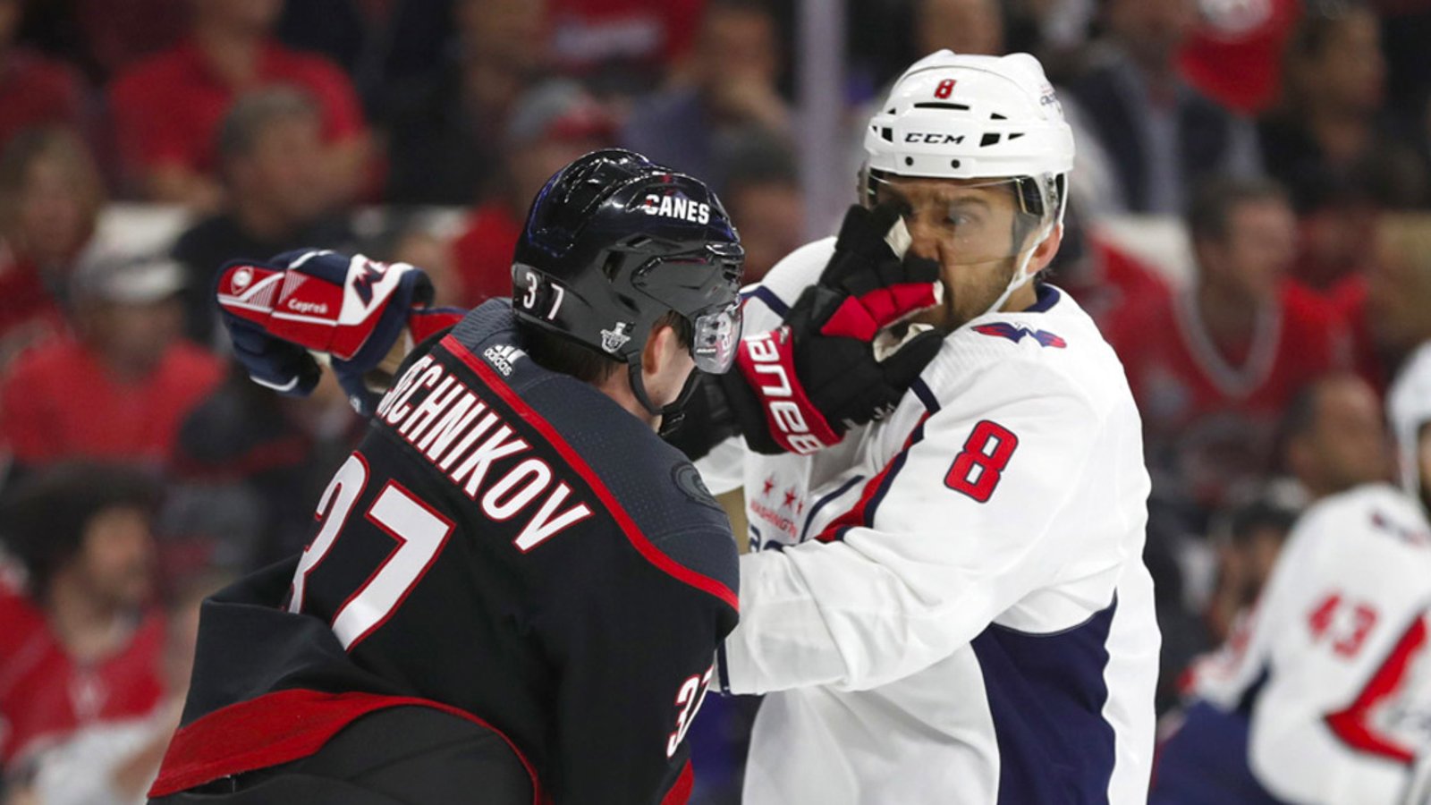 Rod Brind’Amour calls out Ovechkin after KOing rookie Svechnikov
