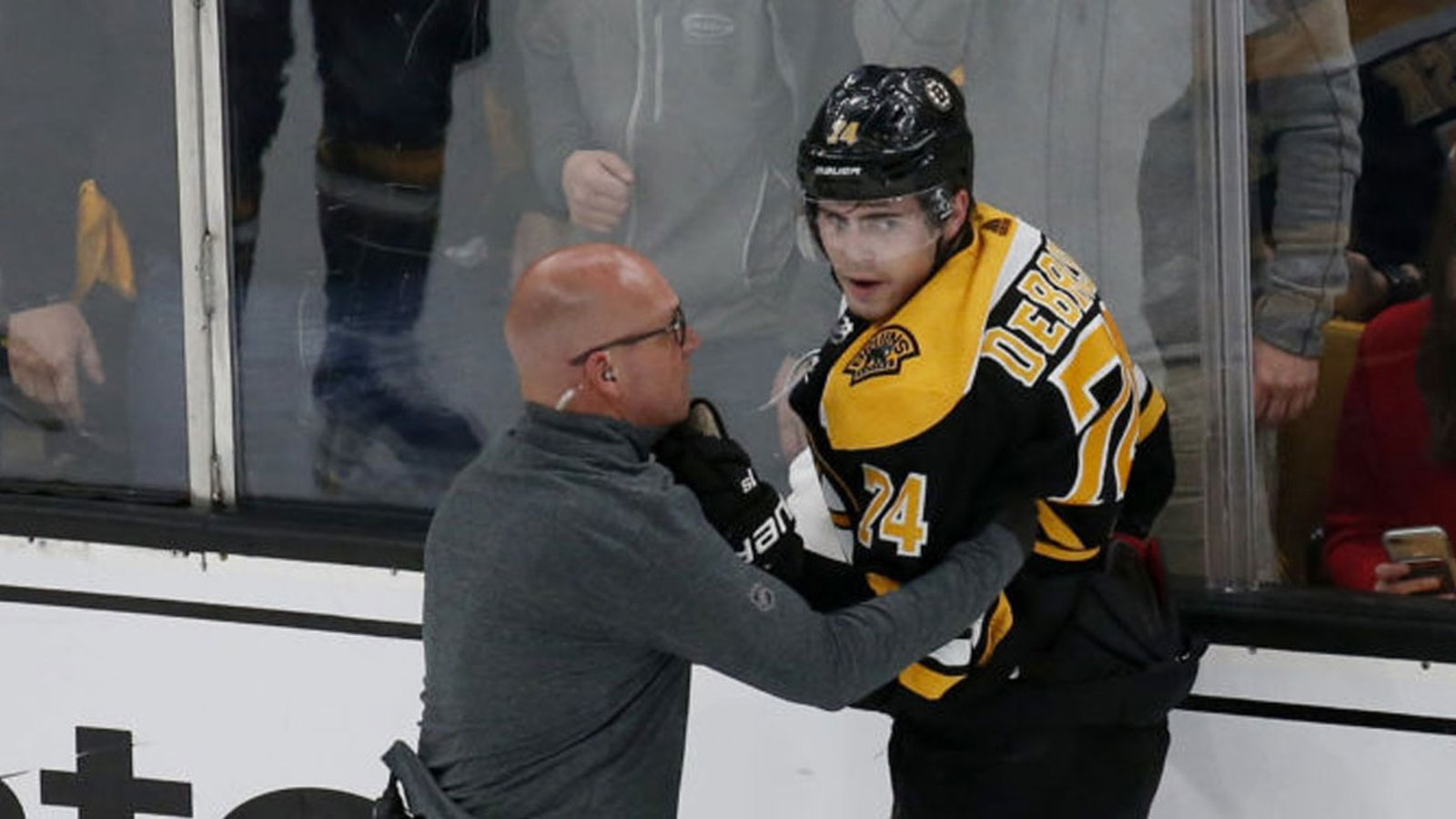 DeBrusk forced to delete social media after being harassed 