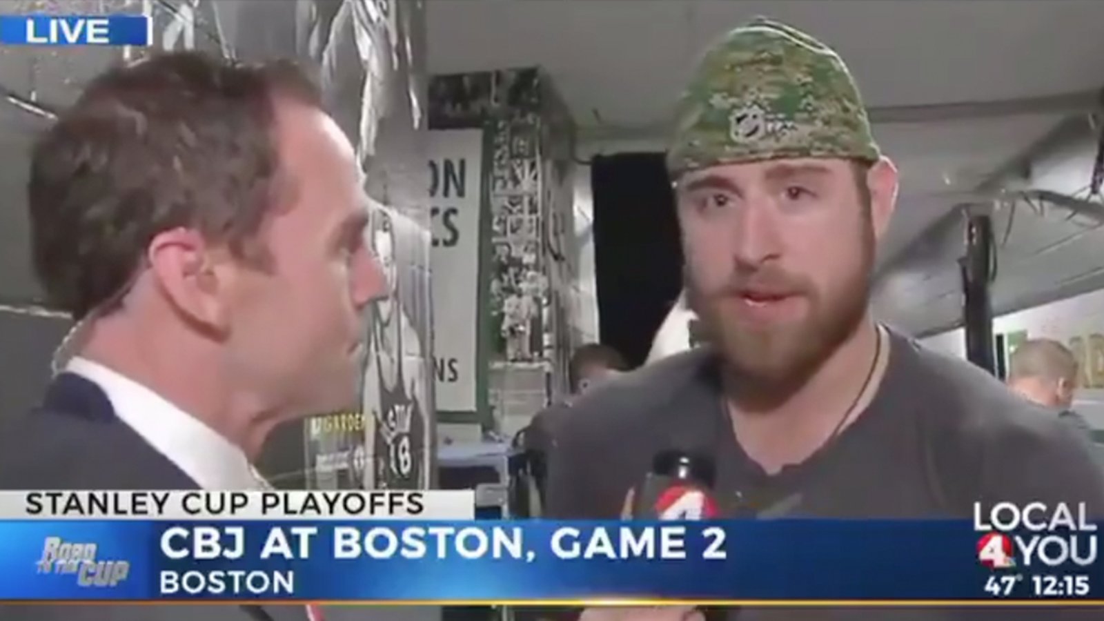 Dubinsky calls out Bruins fans and the city of Boston after Game 2 OT win