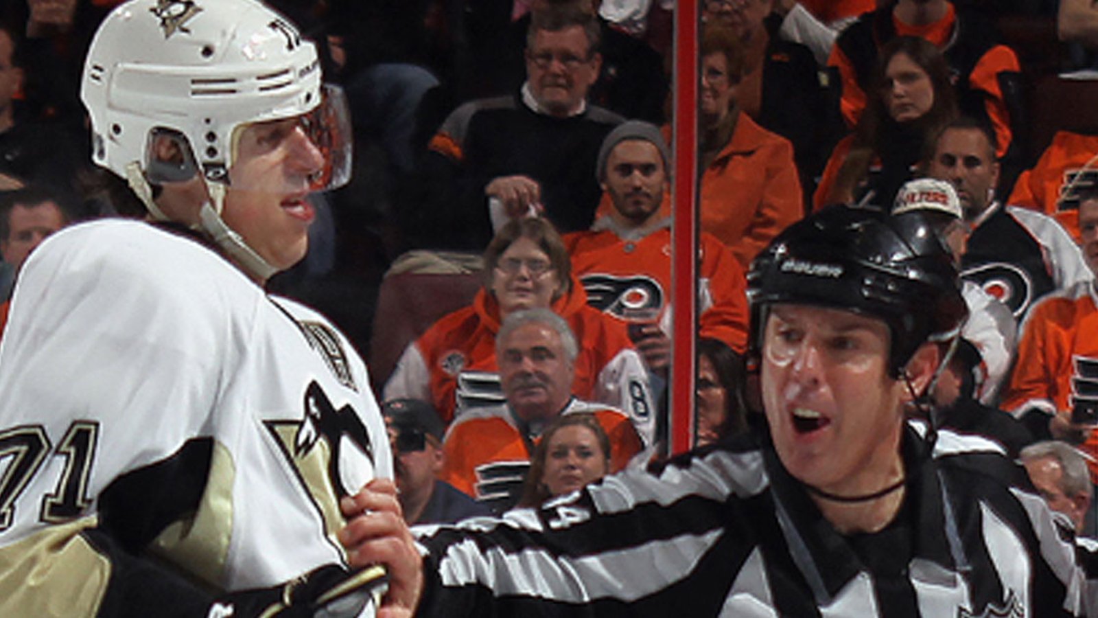 Malkin wants to know why the officials are rooting for the Sharks 