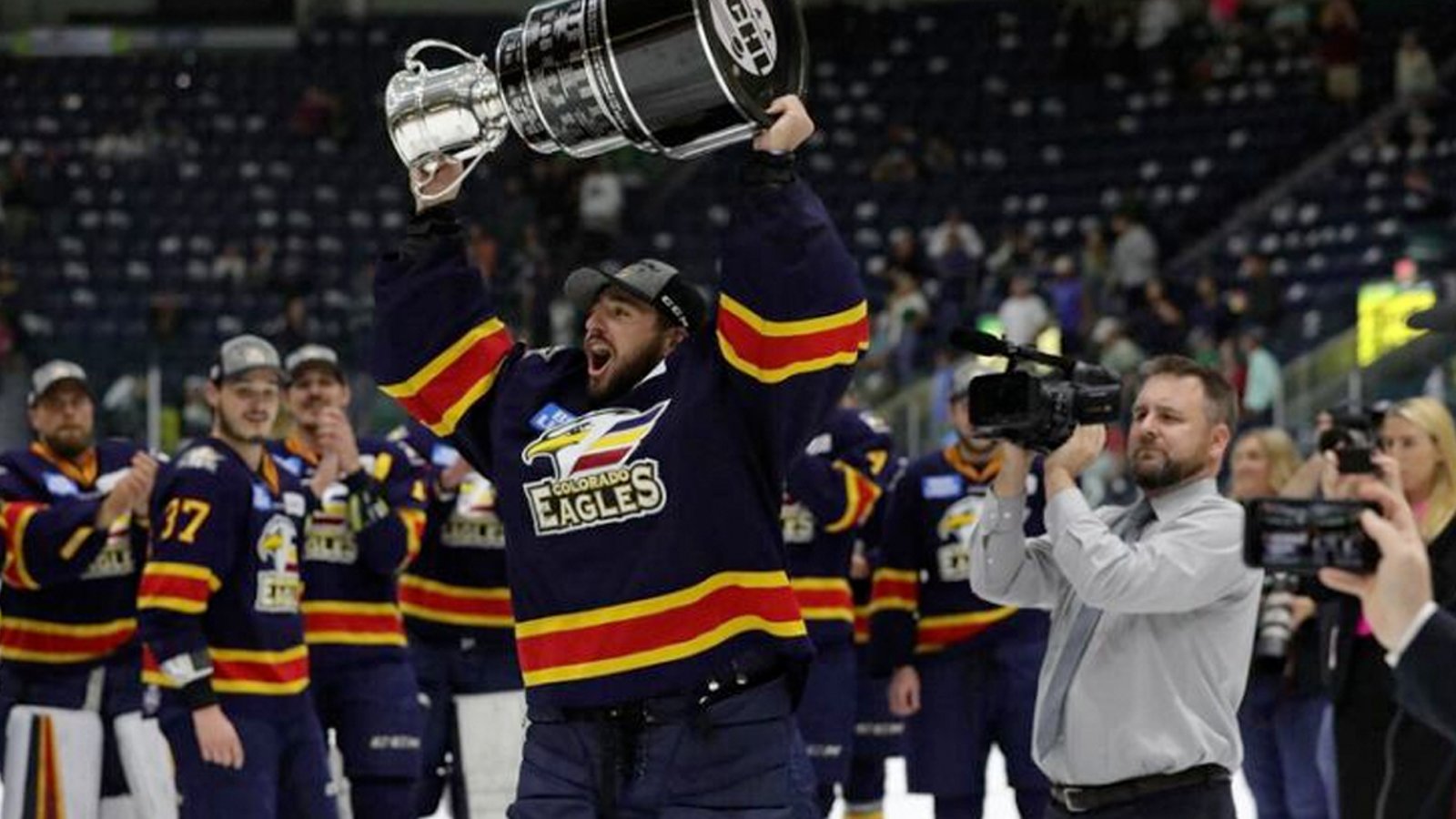 The Colorado Eagles are refusing to return the Kelly Cup to the ECHL