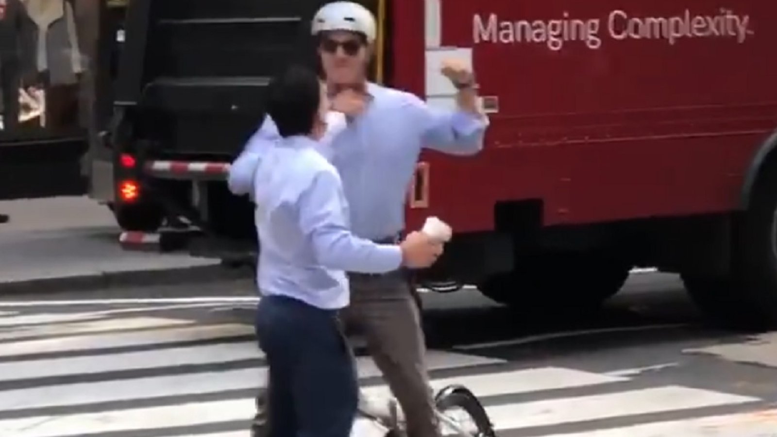 Sean Avery involved in physical altercation on the streets of New York.