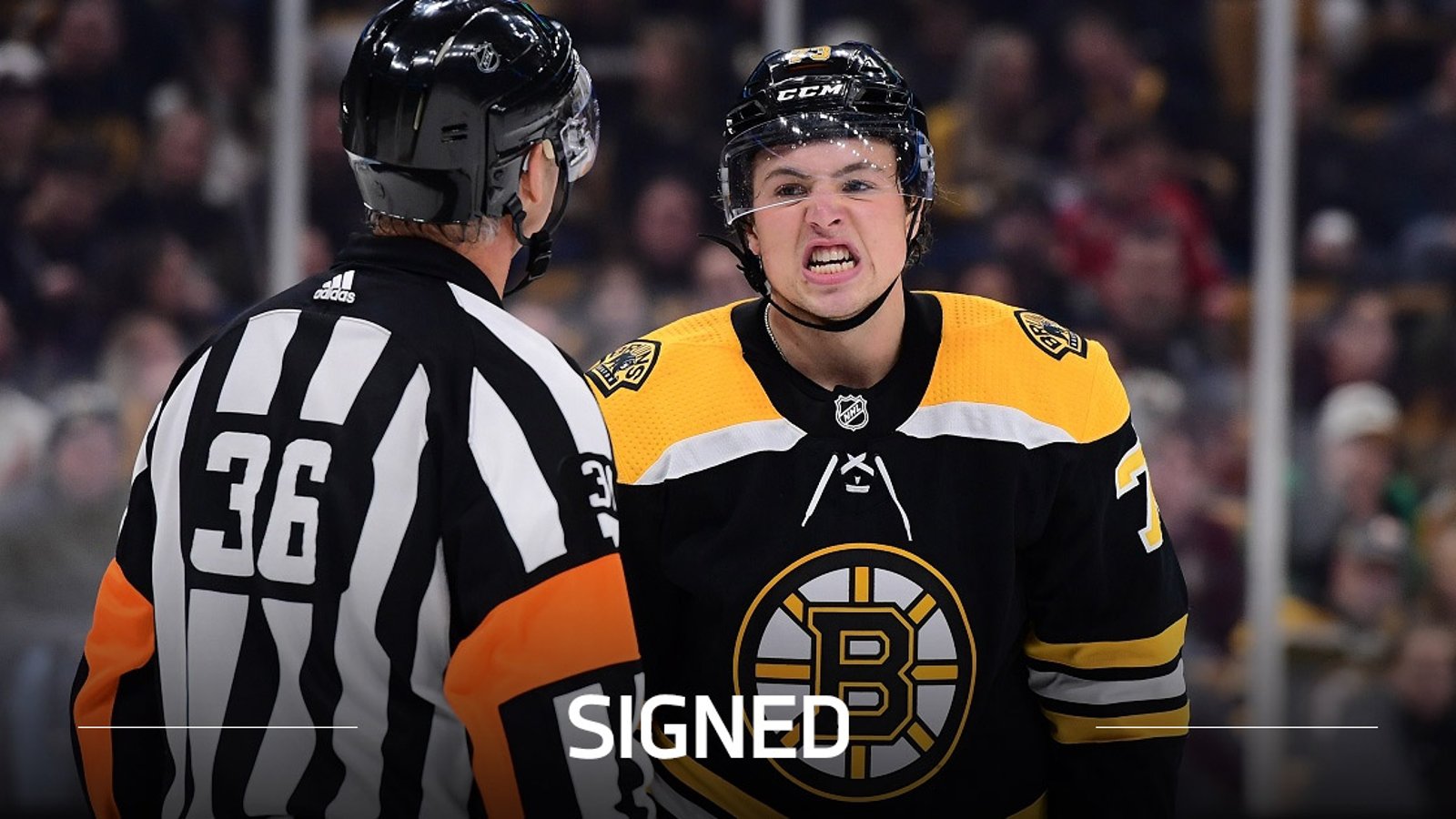 Breaking: Bruins sign Charlie McAvoy to a brand new deal.
