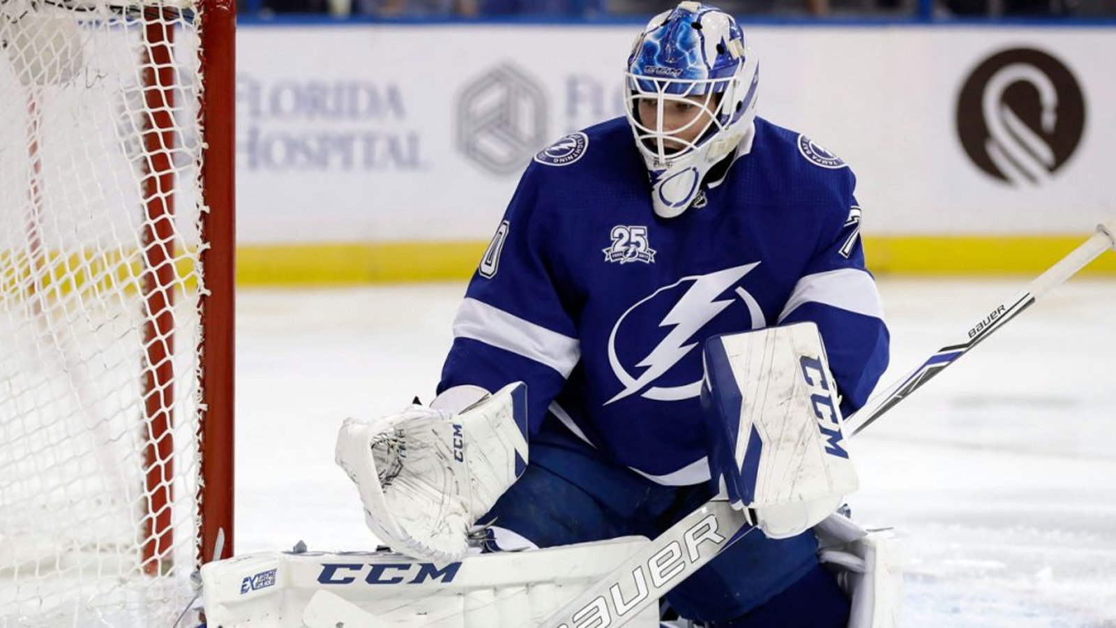 Goalie Domingue placed on waivers after failed trade 