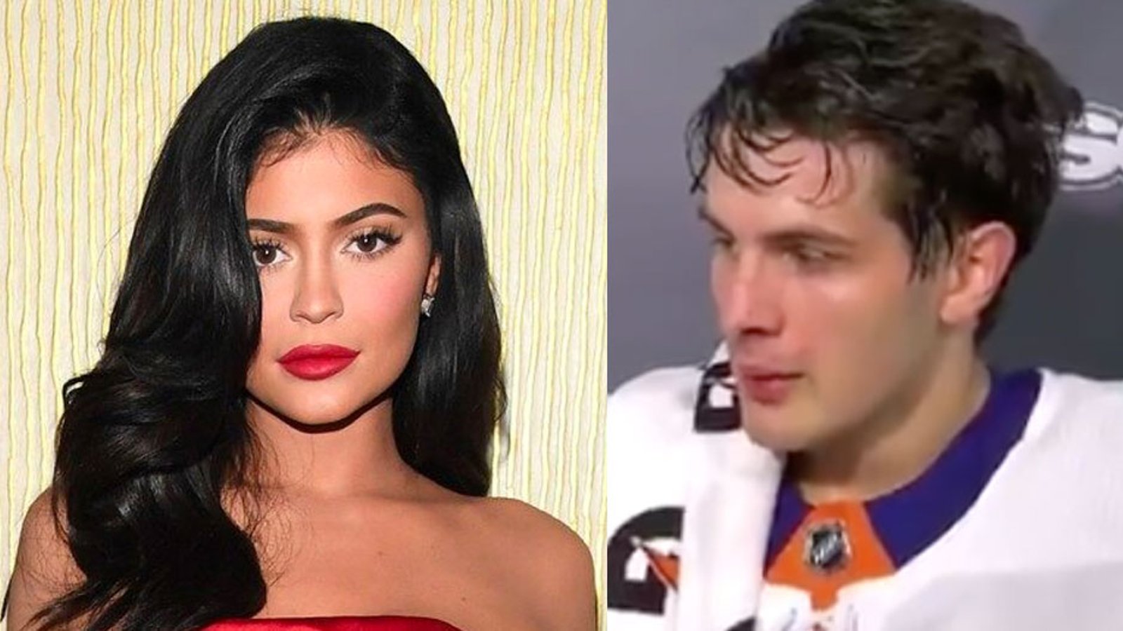 Mat Barzal takes hilarious shot at Kylie Jenner in game interview! 