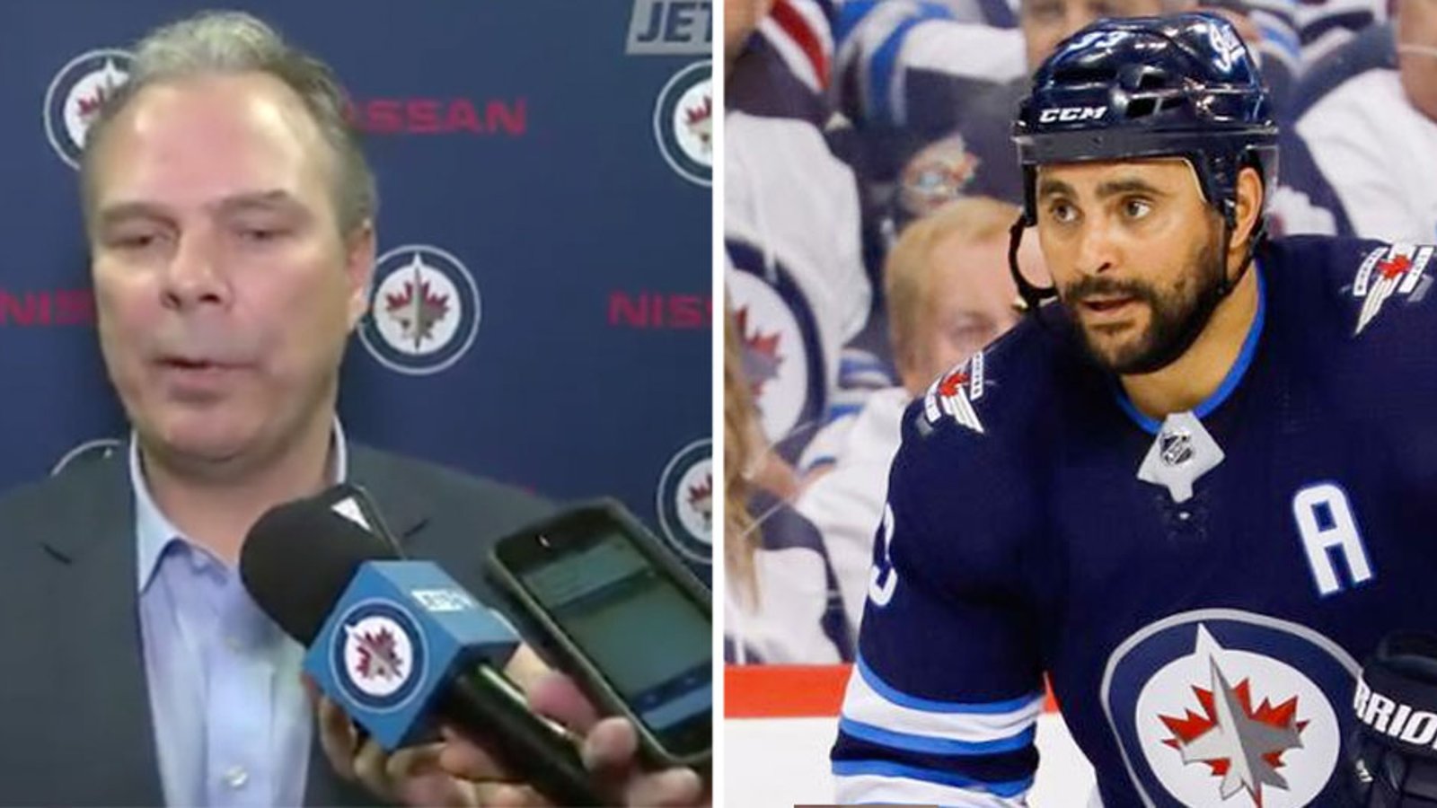 Jets GM holds emergency press conference to provide an update on Dustin Byfuglien