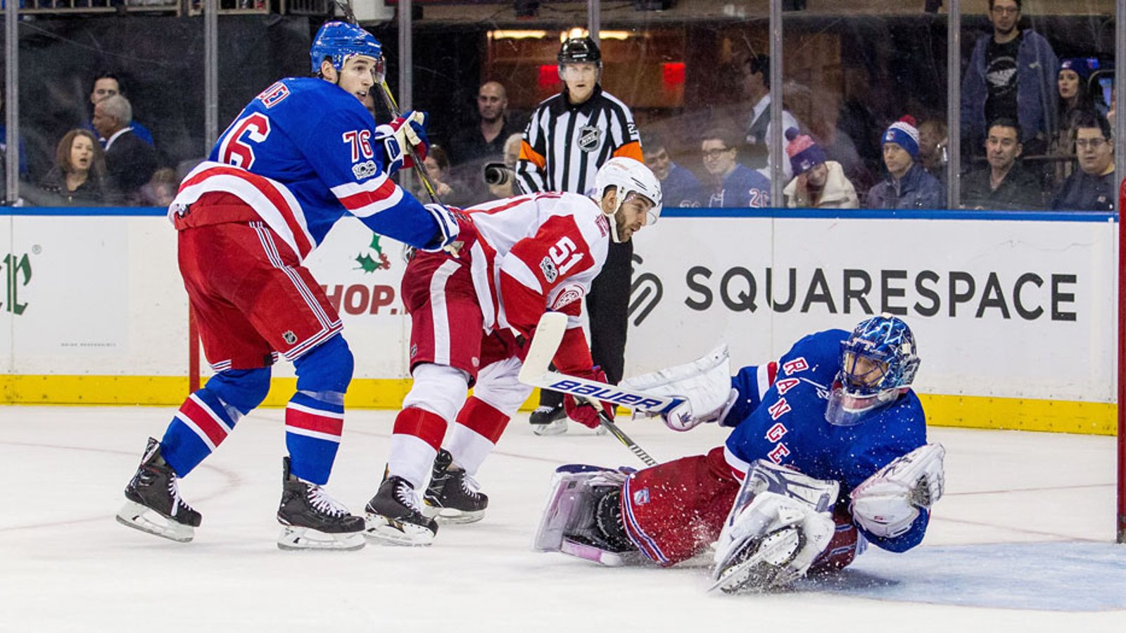 Rangers make changes ahead of Original Six matchup against Red Wings
