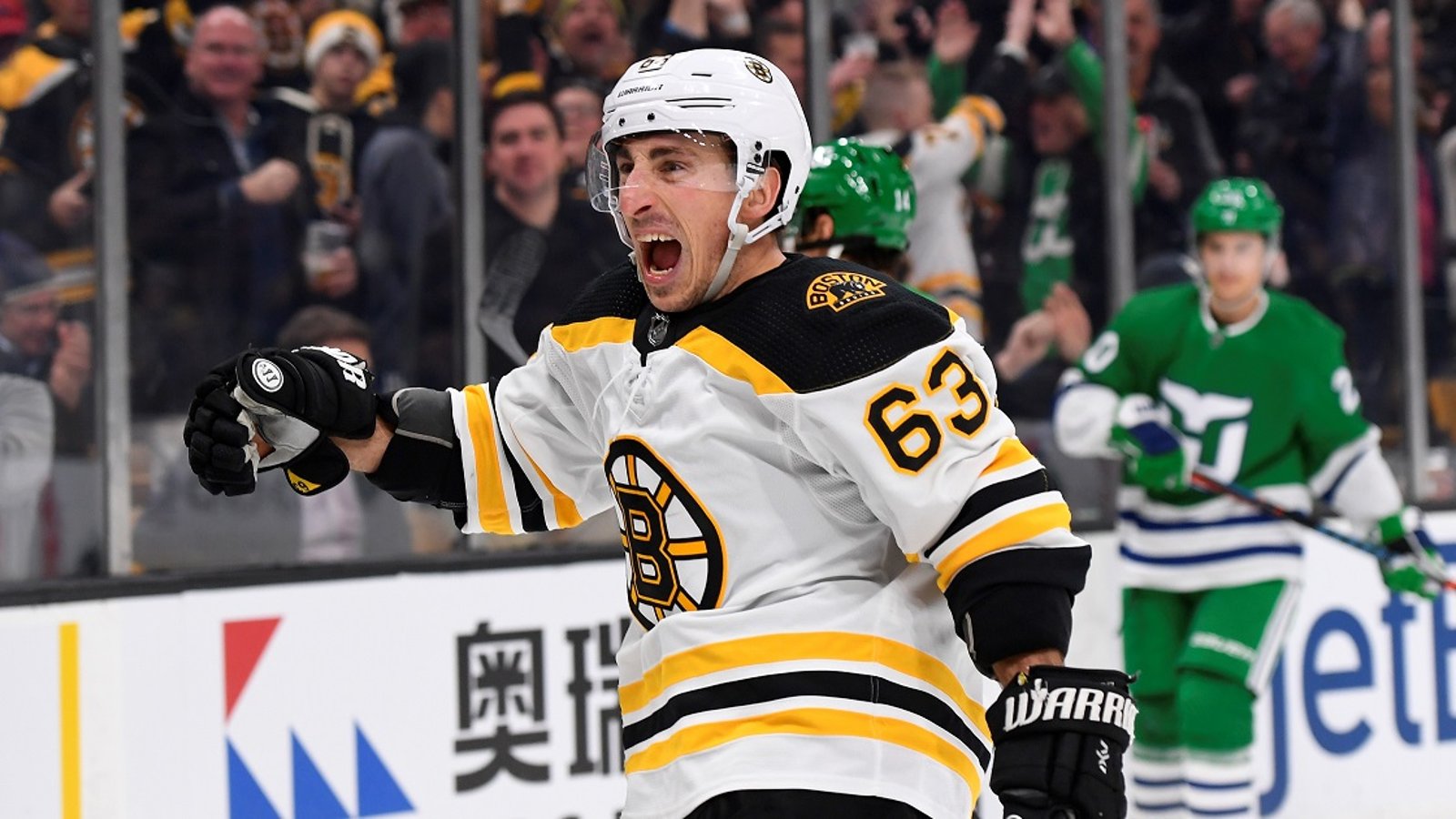 Brad Marchand once again taunts Toronto's fans after his victory “lap” on Friday.