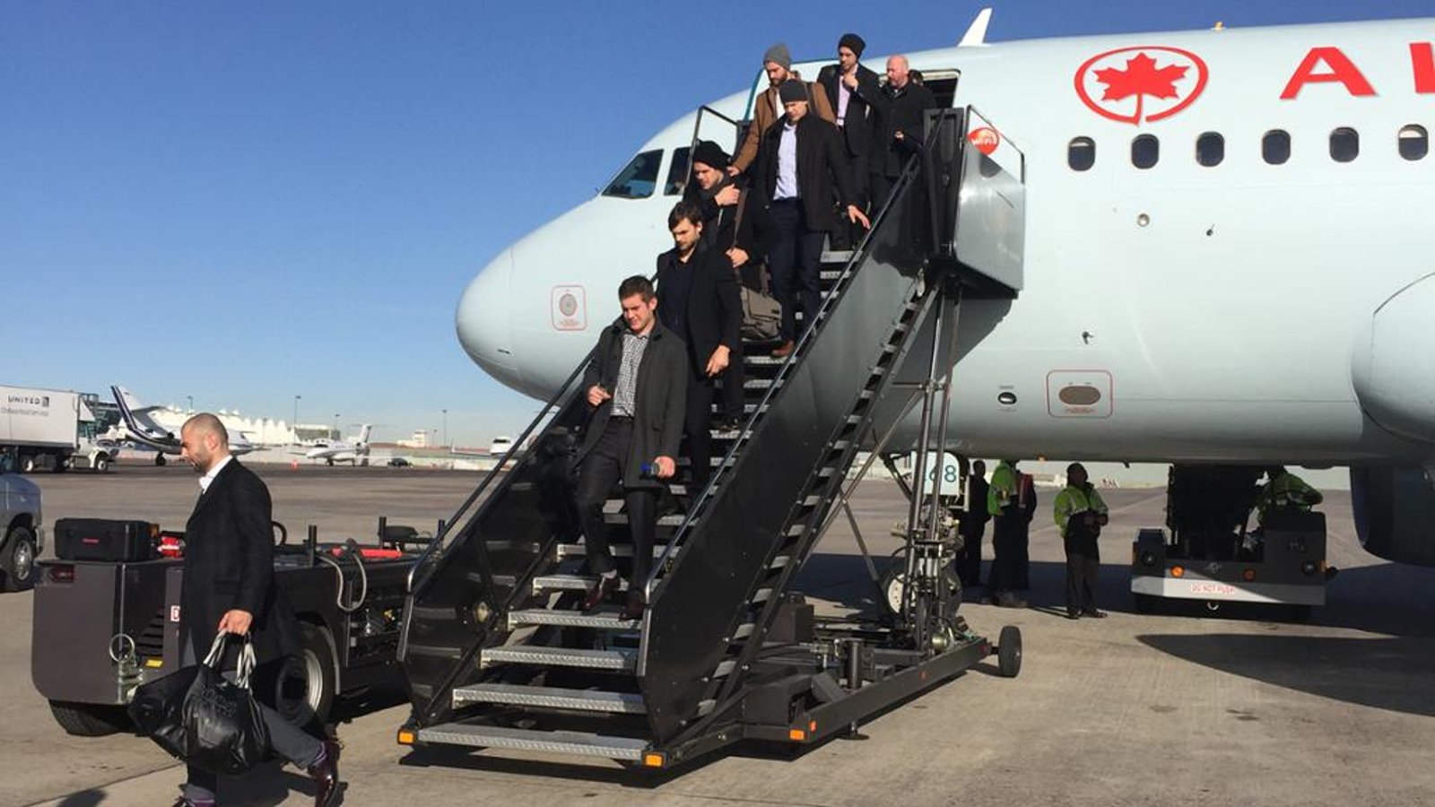 Emergency landing for Flames’ plane after last night’s loss