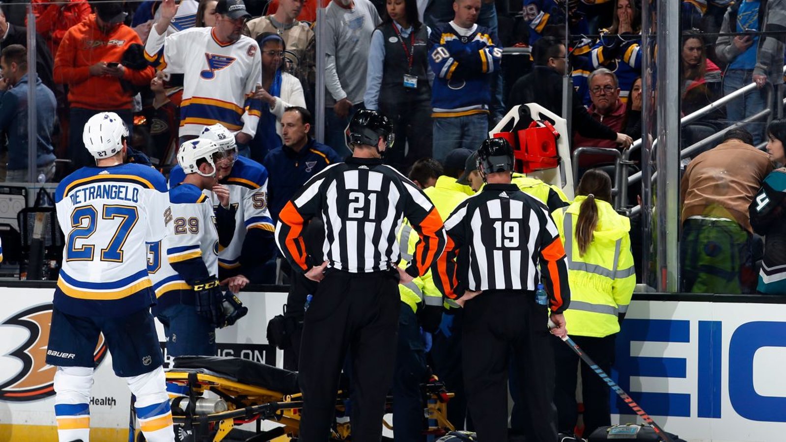Blues delay update on Bouwmeester on Wednesday 