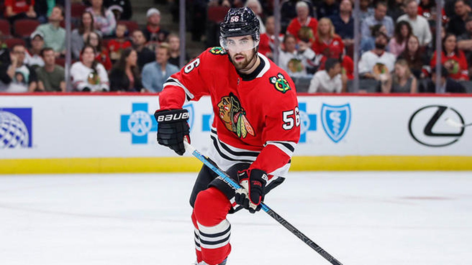 Hawks pull Gustafsson from lineup minutes before game