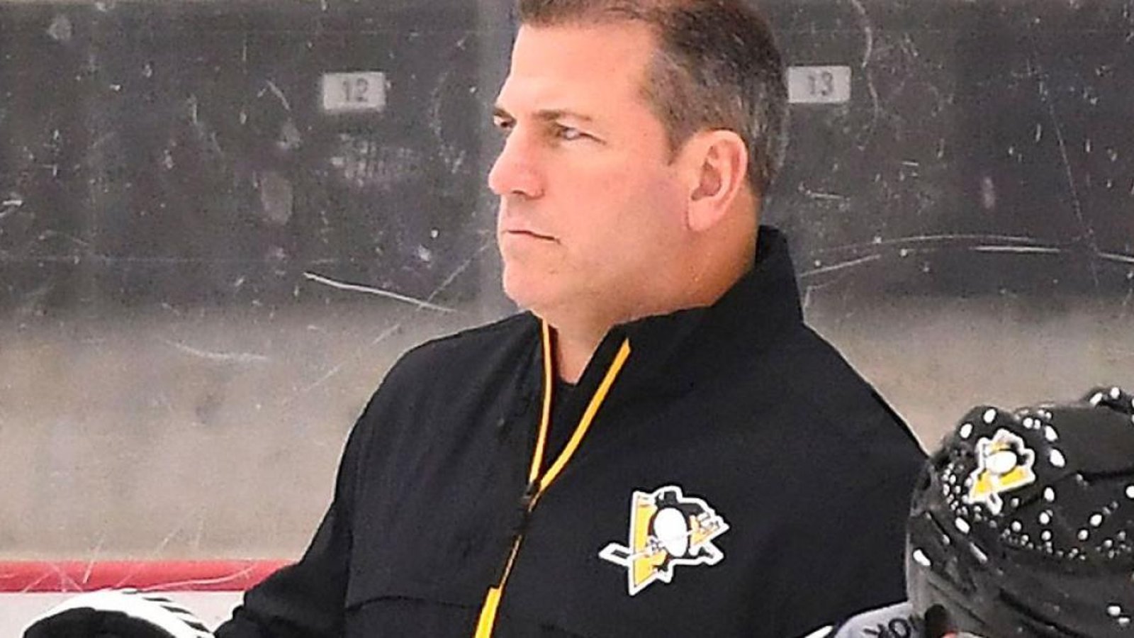 Pens have limited options and add coach Mark Recchi to lineup in practice