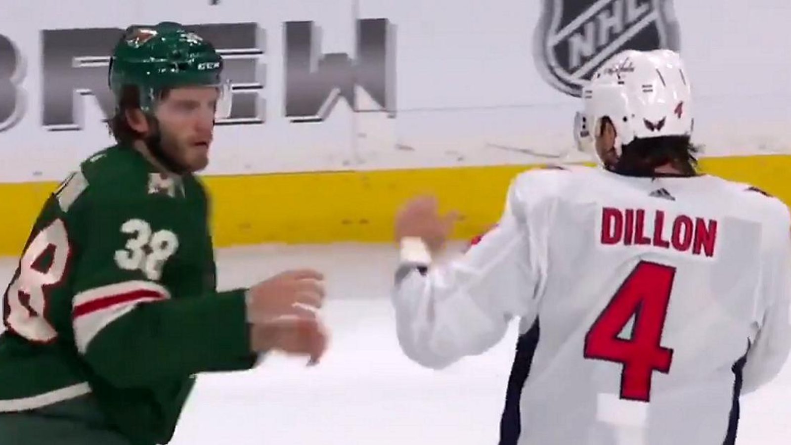 Hartman and Dillon trade bombs in back and forth tilt.