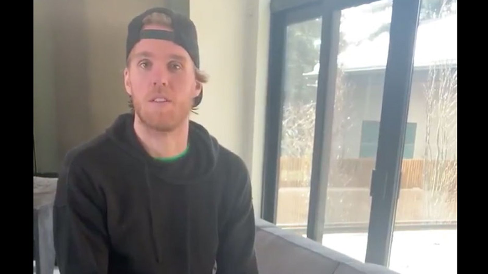 McDavid shares important video as he is “stuck in his house”