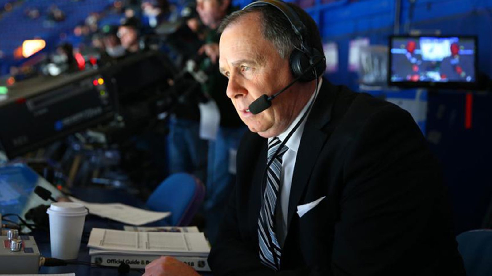 Blues broadcaster John Kelly has tested positive