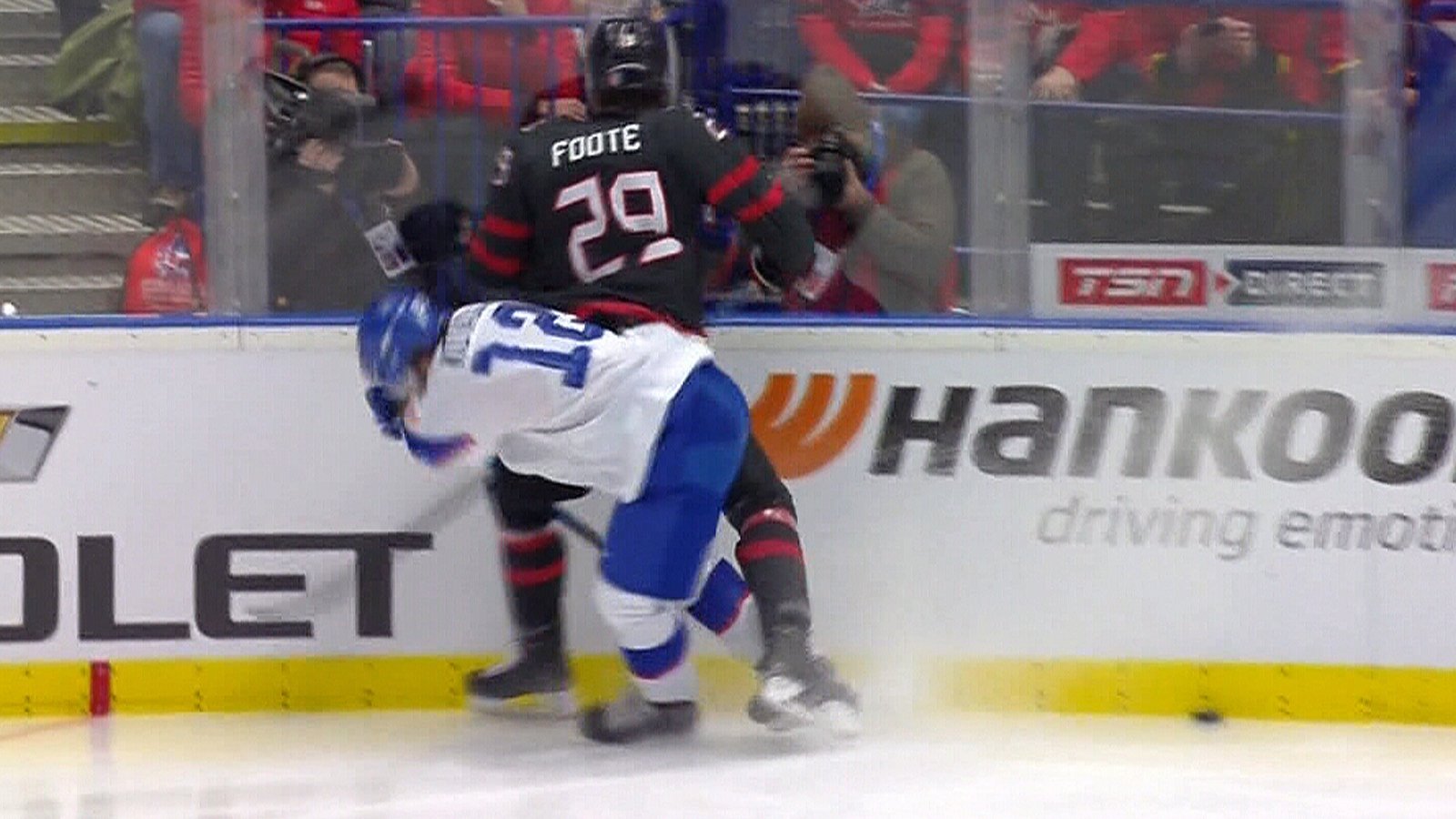 IIHF makes the right call on Canada’s Foote’s hit on Kovacik