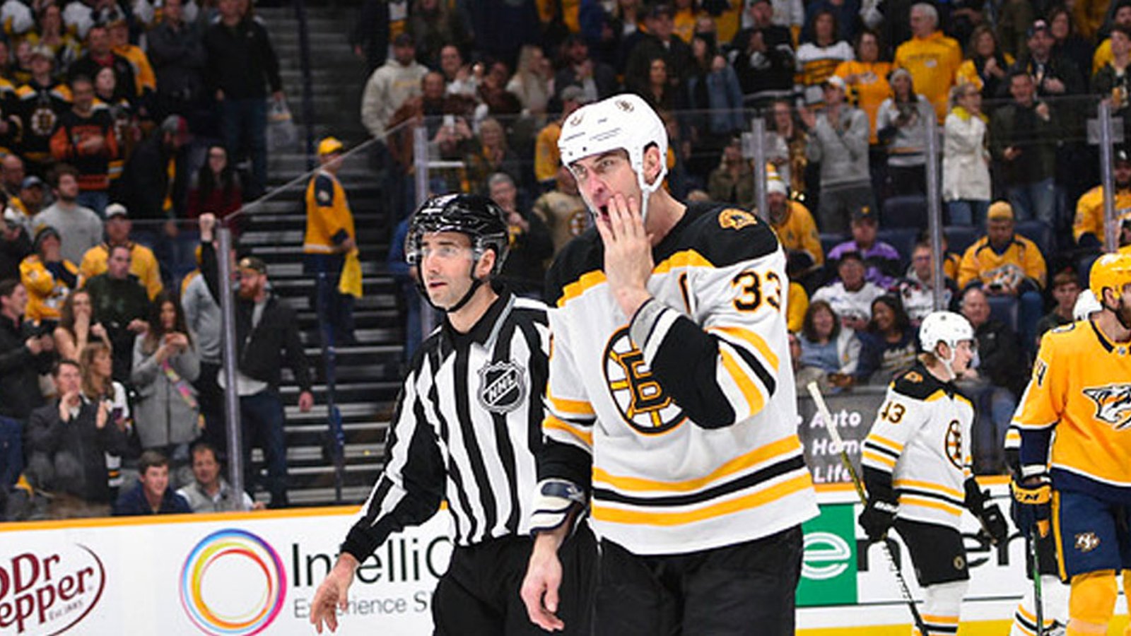 Zdeno Chara hopes to get back in the lineup right away