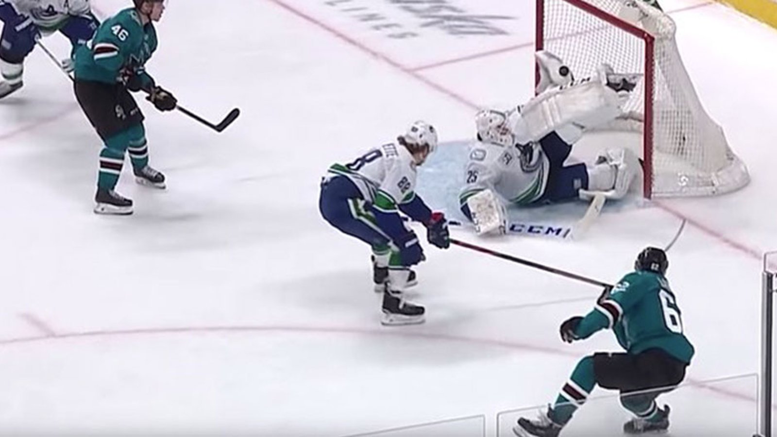 Markstrom pulls off a save of the year candidate