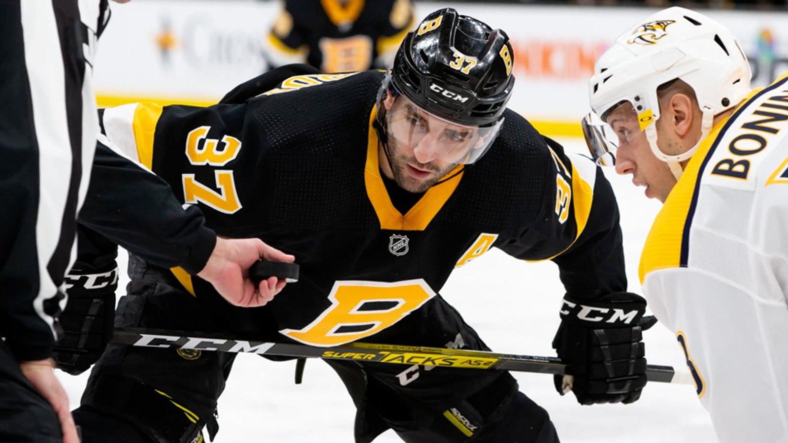 Bergeron steps up with not only a statement, but a huge charitable donation as well