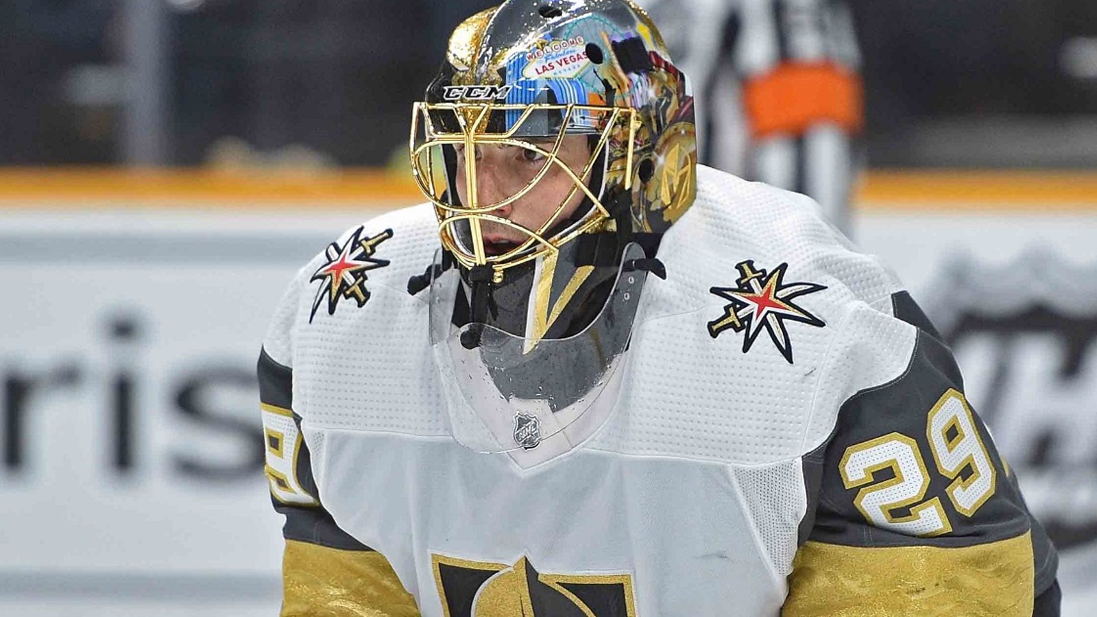 Marc Andre Fleury responds to his agent's tweet.
