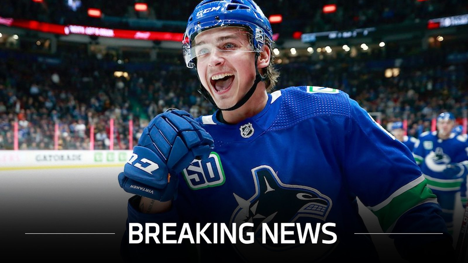 Canucks avoid arbitration with Virtanen, sign him to a new two year deal