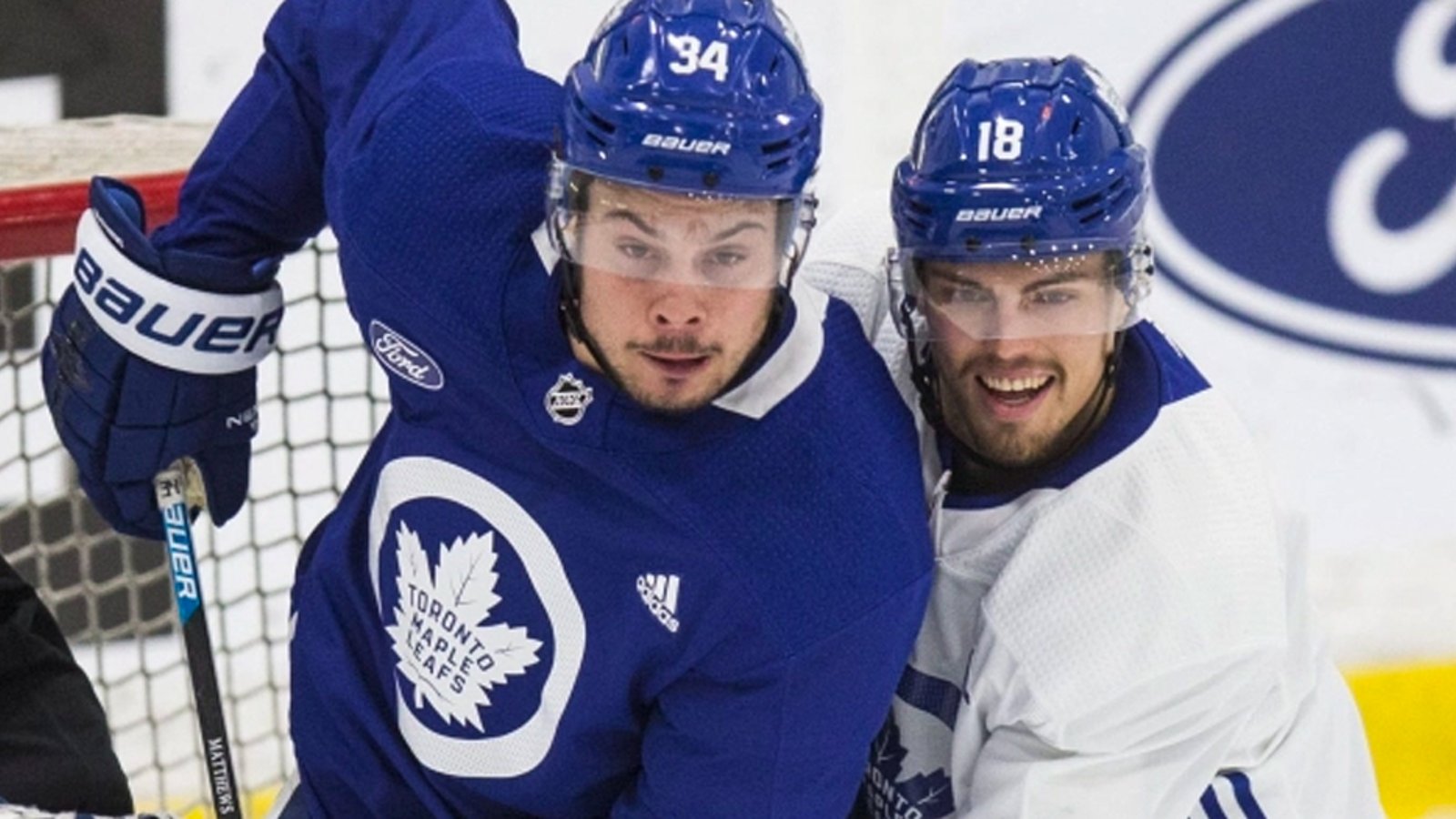 Johnsson re-joins Leafs teammates for practice