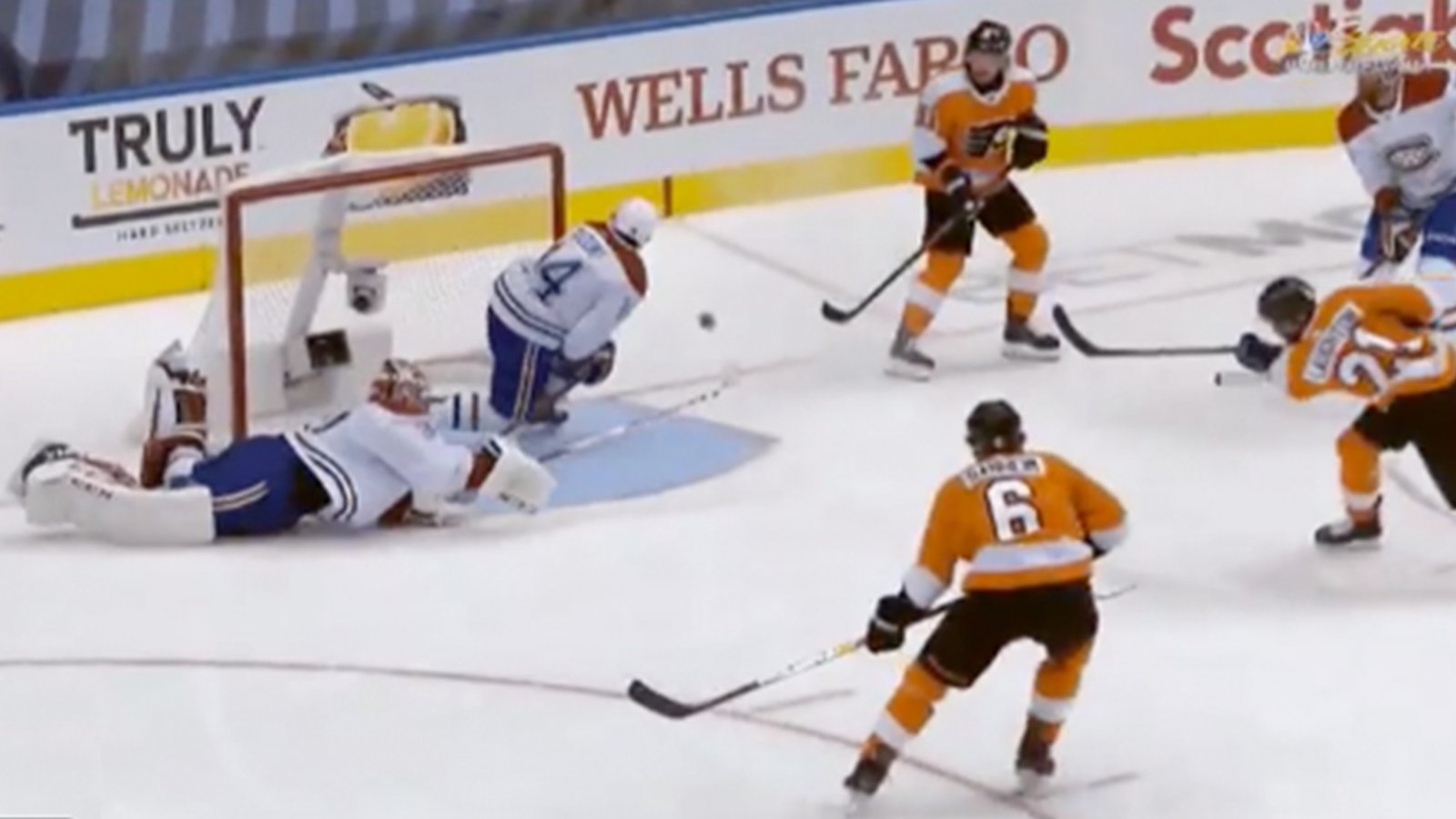 Down and out Price makes an insane diving stick save