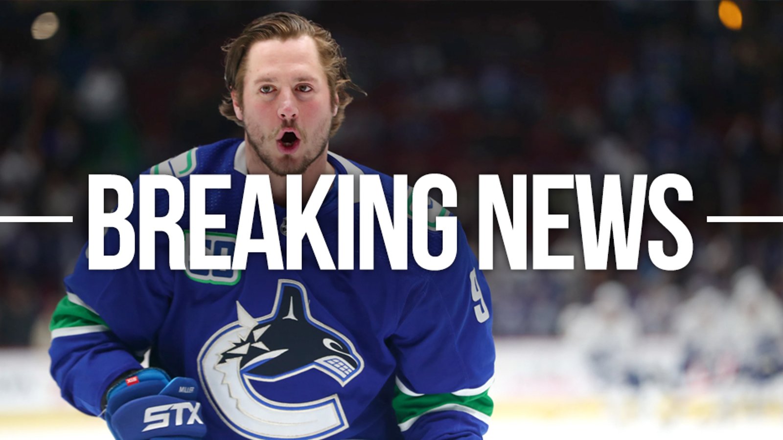 Canucks reportedly pull J.T. Miller from the lineup just minutes before game time