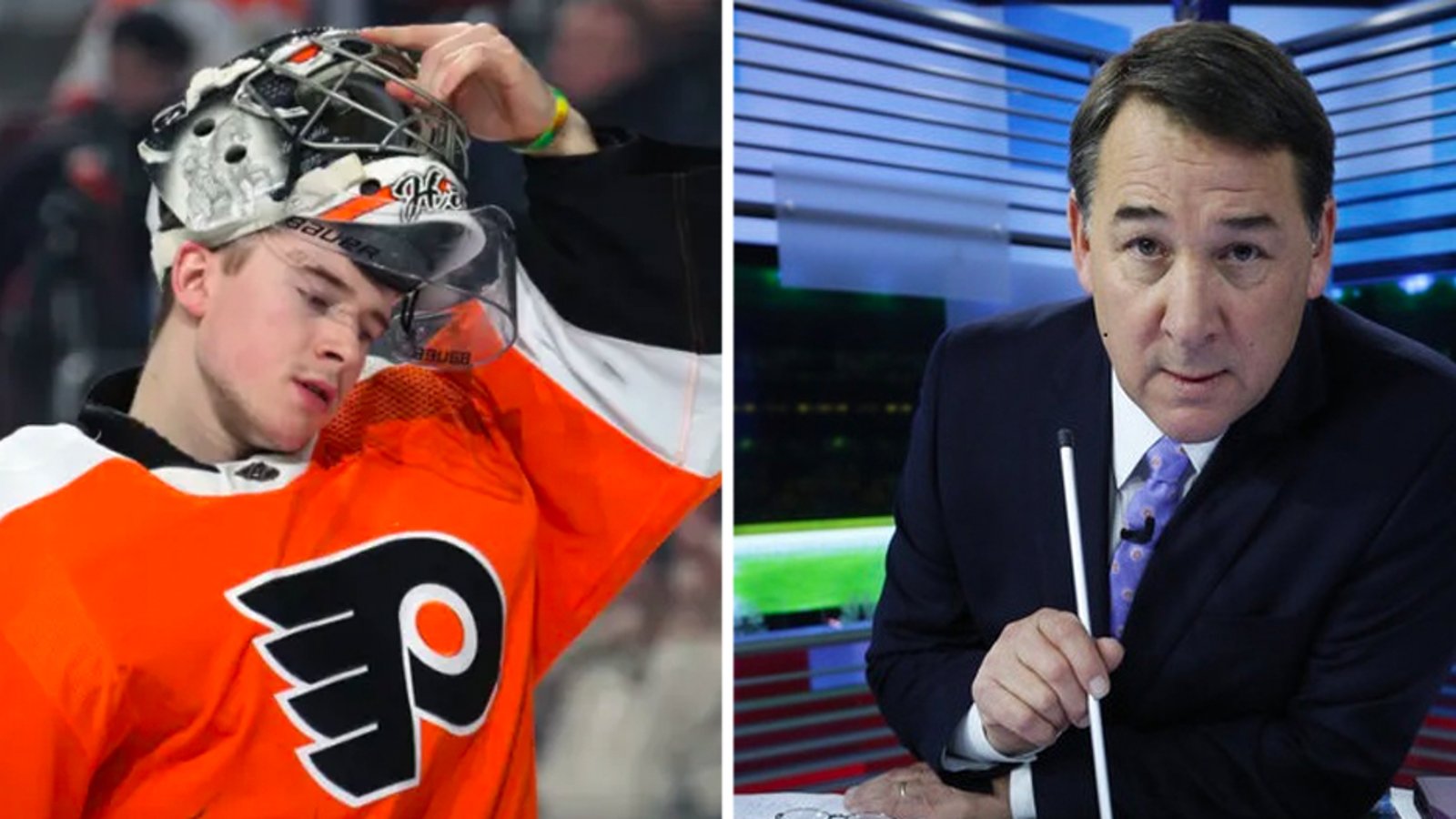 Mike Milbury puts his foot in his mouth again and Flyers fans are not happy about it.