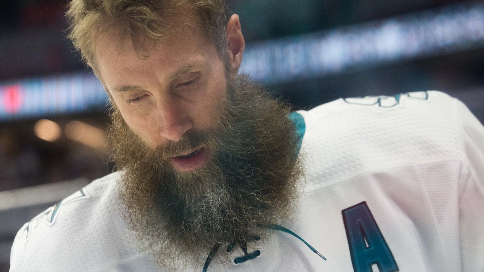 Joe Thornton's National League training suspended due to COVID-19.