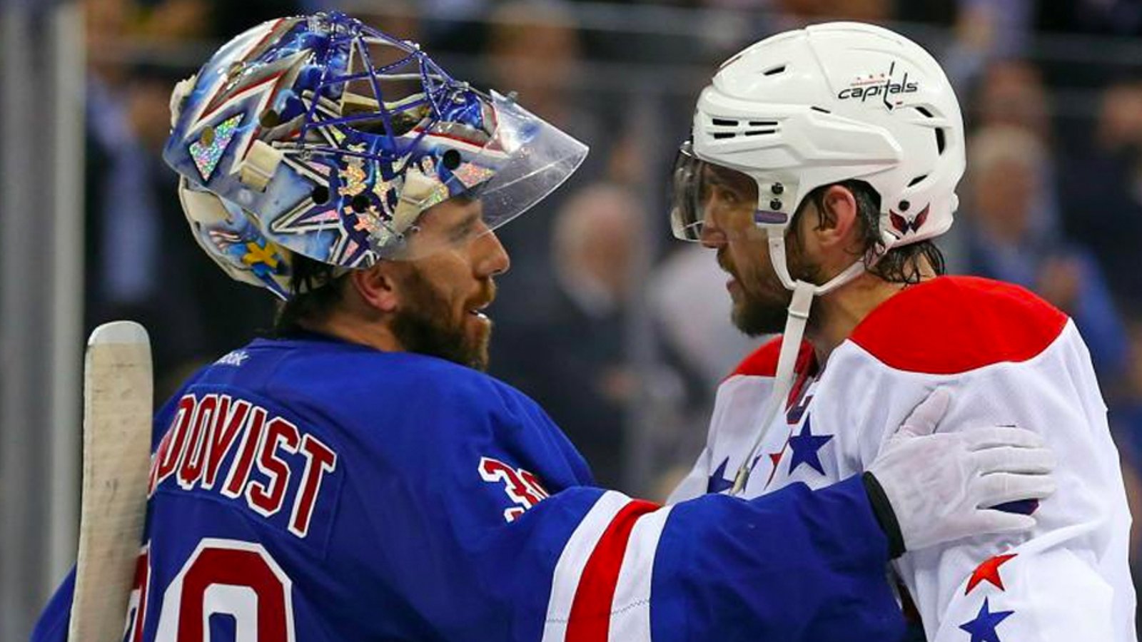 Ovechkin reacts to Lundqvist's news that he won't be joining the Capitals in 2021