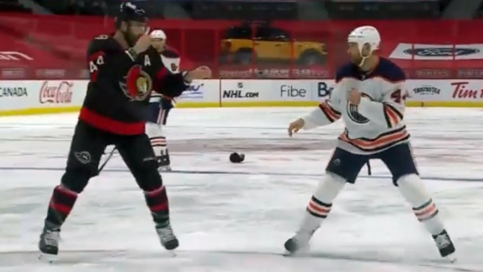 Kassian and Gudbranson drop the gloves, throw only haymakers
