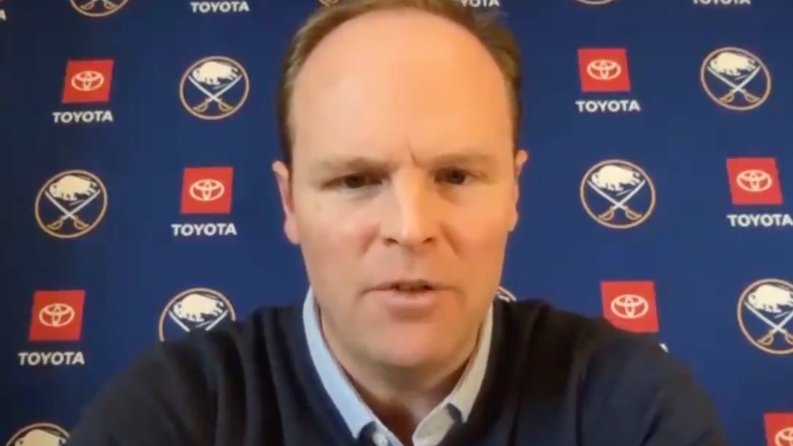 Sabres players and coach get ripped to shreds in live press conference