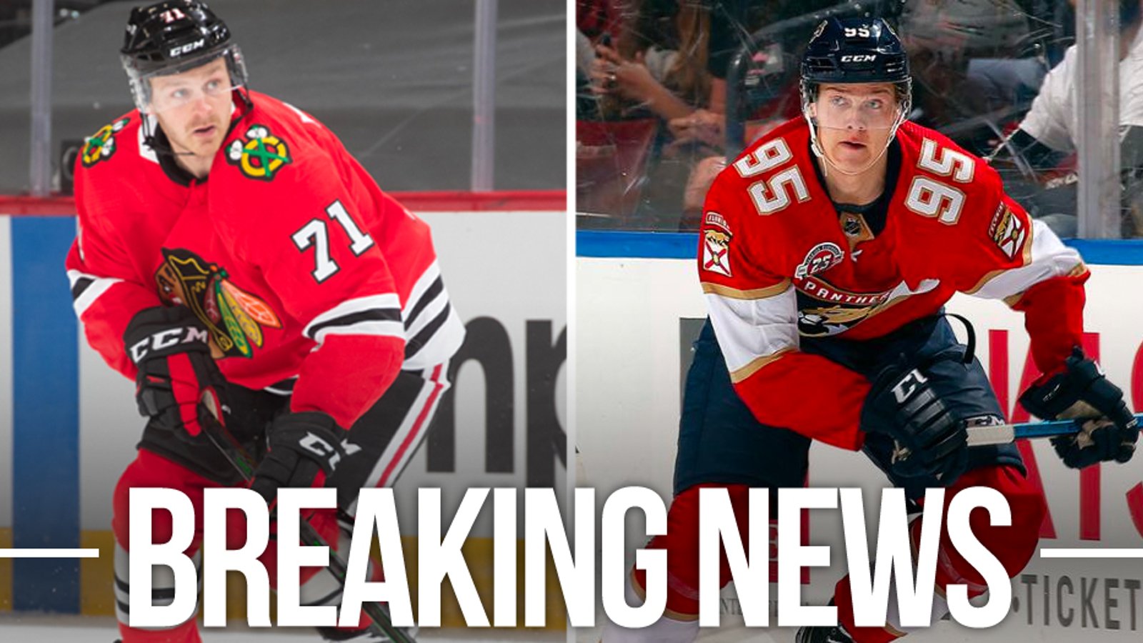 Trade Alert: Blackhawks acquire 1st rounder Borgstrom from Panthers in 5 player deal
