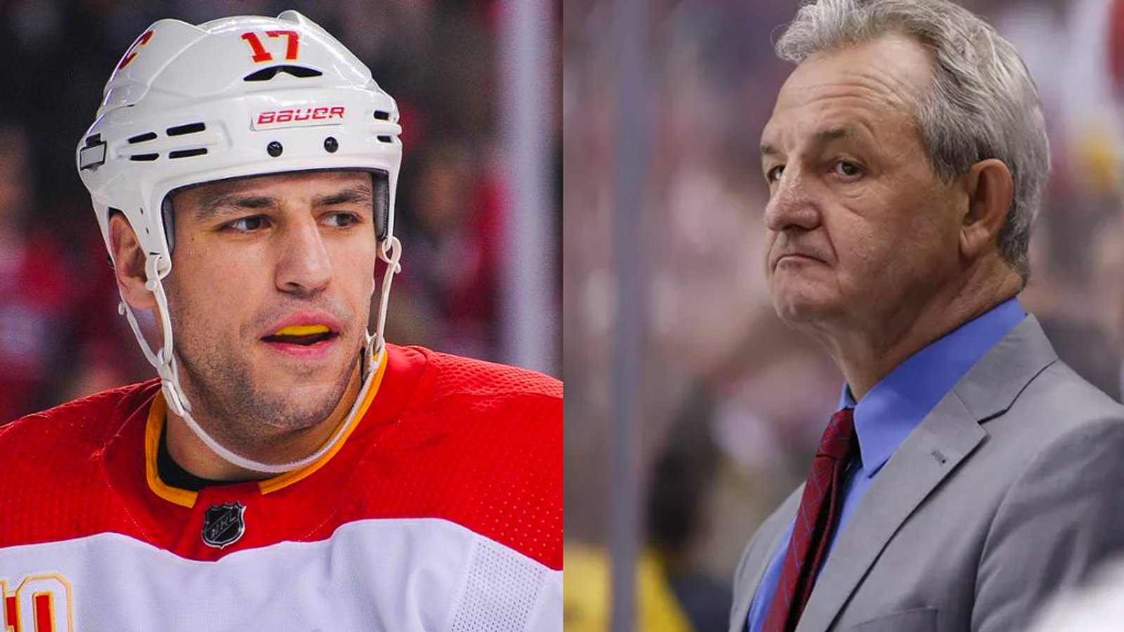 Milan Lucic and coach Darryl Sutter have had enough! 