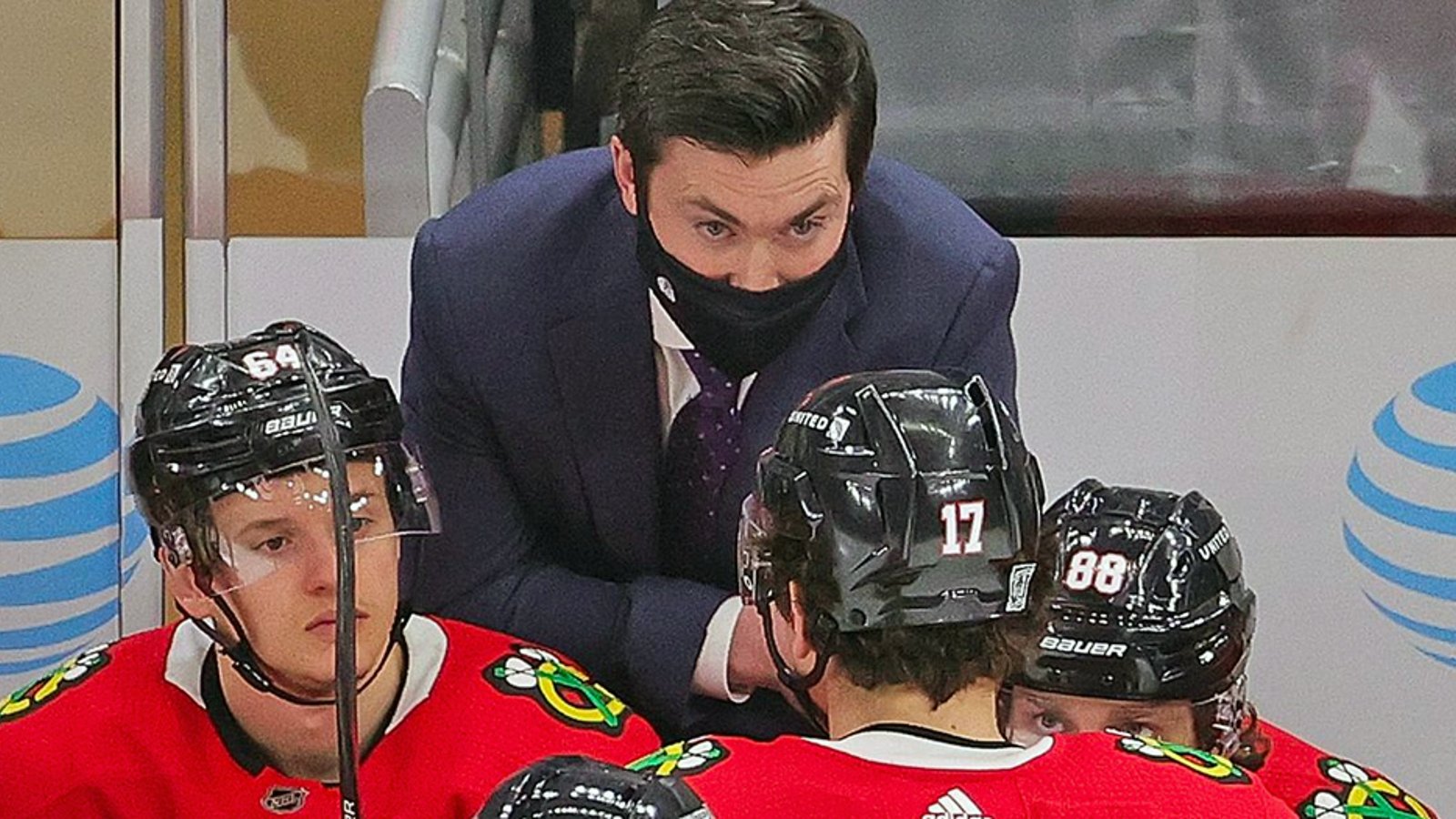 Coach Colliton takes a light-hearted jab at Blackhawks fans