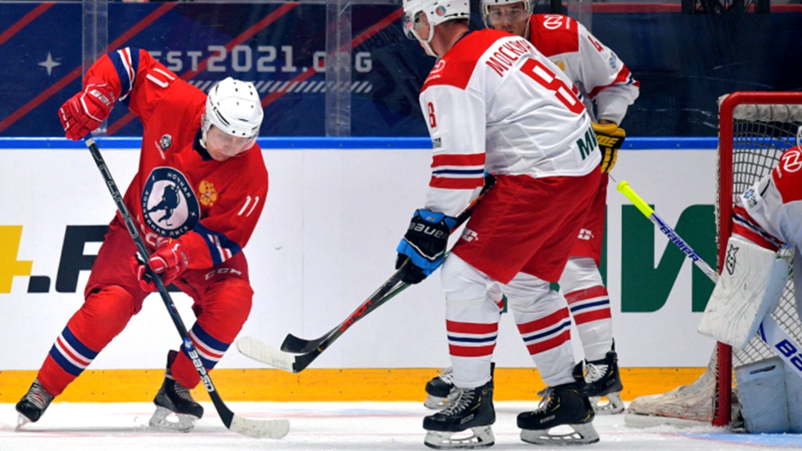 Vladimir Putin plays in Russian All-Star Game, scores 8 goals