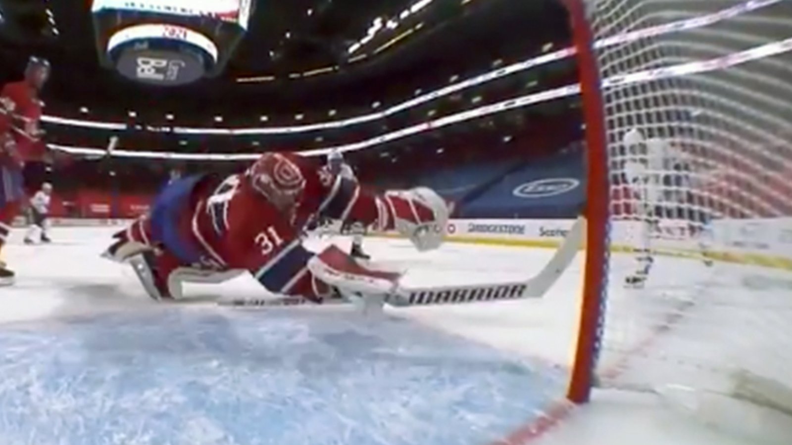 Carey Price makes the save of the playoffs with diving paddle save
