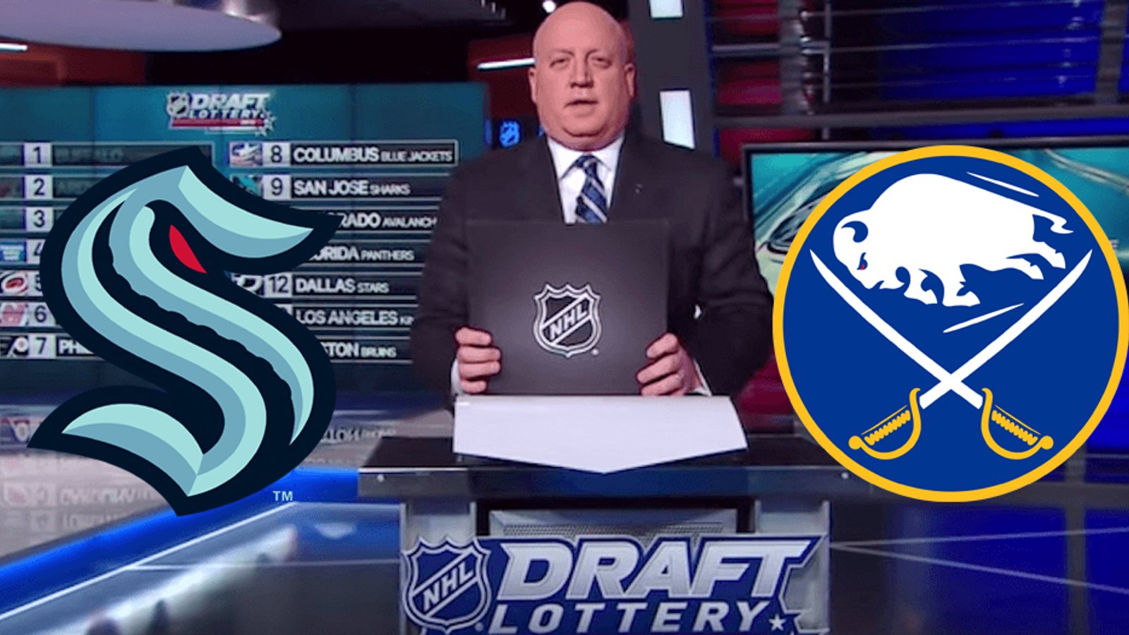 Kraken and Sabres both win big at 2021 NHL Draft Lottery