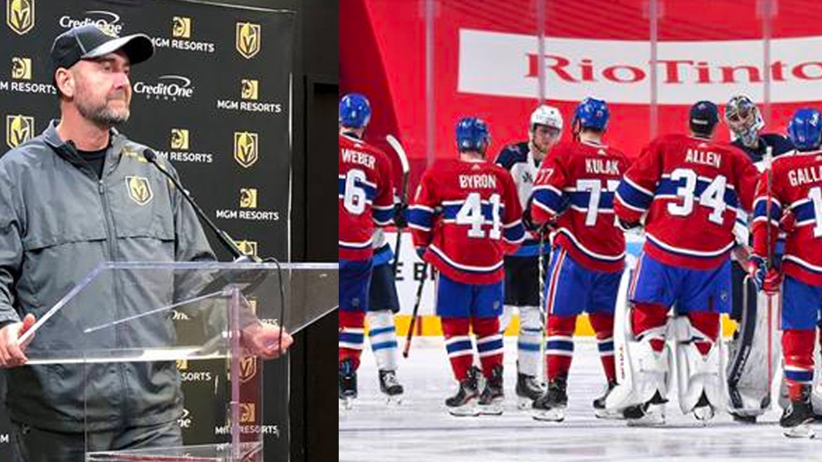 Knights’ DeBoer asks Jets for help ahead of series vs. Canadiens 