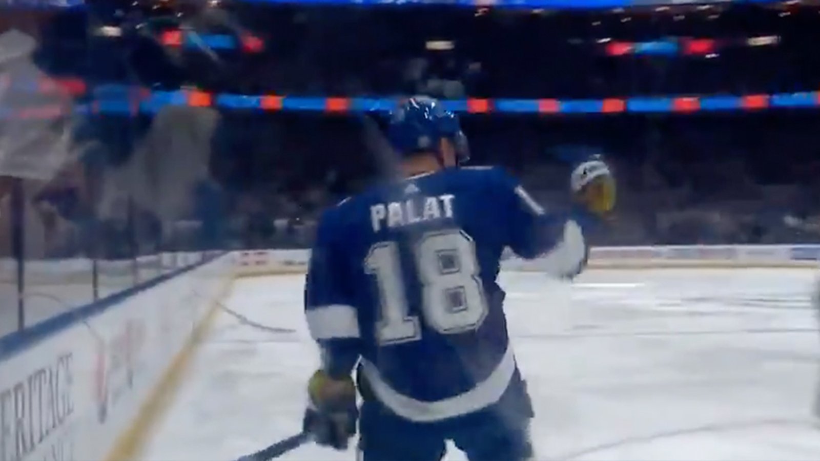 Palat bats it out of mid-air for an absolute beauty!