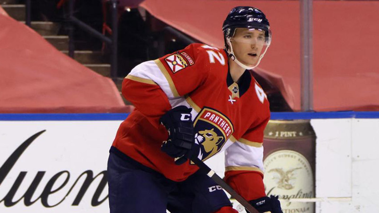 Newly re-signed forward Gustav Forsling paints bright picture for Florida Panthers 